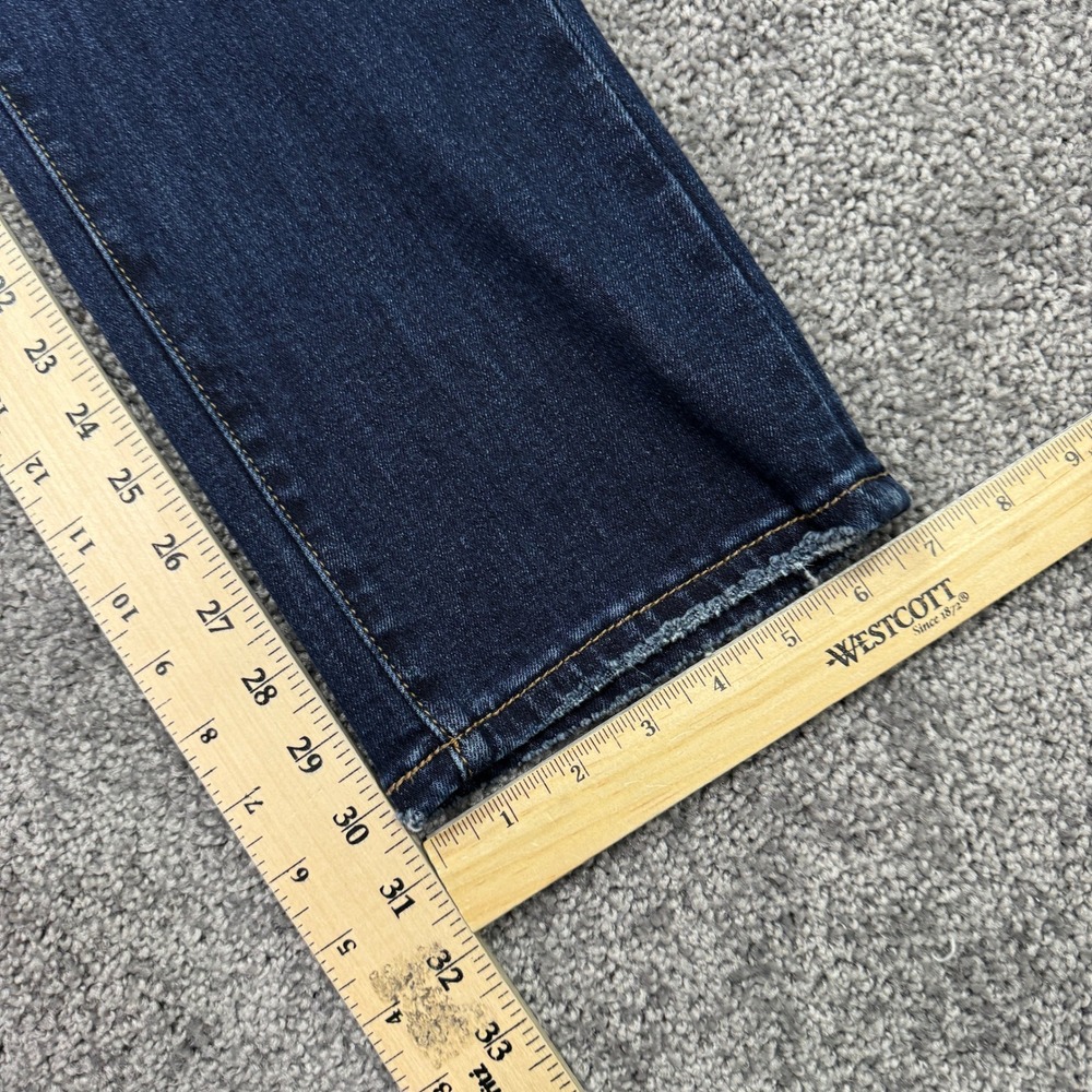 Lovervet Vervet Jeans Womens 29/9 Blue Slim Straight Stretch Dark Wash Preppy - Picture 5 of 7